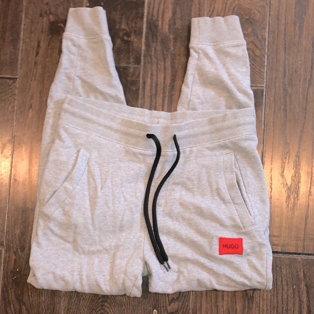 Hugo Boss grey jogger pants size small